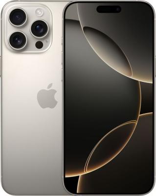 Refurbished iPhone 16PRO MAX 256Gb. Naturel Titanium. Lichte gebruikssporen.