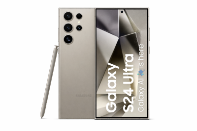 Refurbished Samsung S24 ULTRA 256Gb. Titanium gray. Lichte gebruikssporen.
