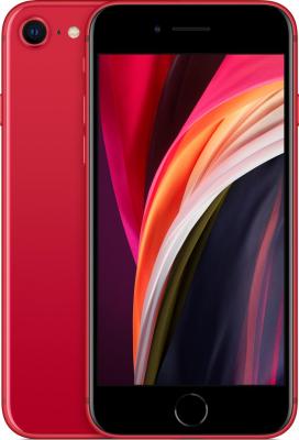 Refurbished iPhone SE2 64Gb. Rood. Goed zichbare gebruikssporen.