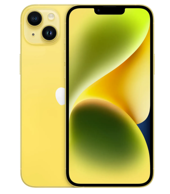 Refurbished iPhone 14PLUS 128Gb. Geel. Lichte gebruikssporen.