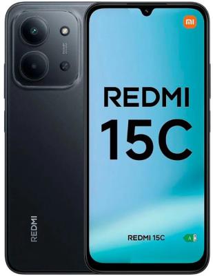 Refurbished Xiaomi Redmi 15C - 128GB - Black - Lichte gebruikssporen.
