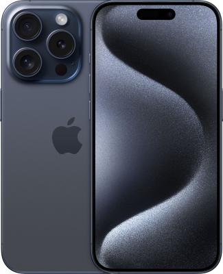 Refurbished iPhone 15PRO MAX 256Gb. Blauw Titanium. Goed zichtbare gebruikssporen.