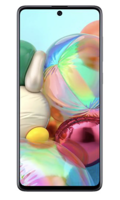 Refurbished Samsung A71 128Gb. Silver. Lichte gebruikssporen.