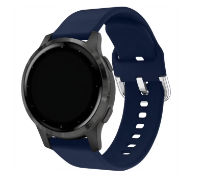 Refurbished Garmin Vivo Active 4 45mm - Blauwe band - Lichte gebruikssporen.
