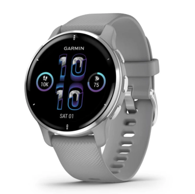 Refurbished Garmin Venu 2 Plus. 43mm. Grijs. Lichte gebruikssporen.