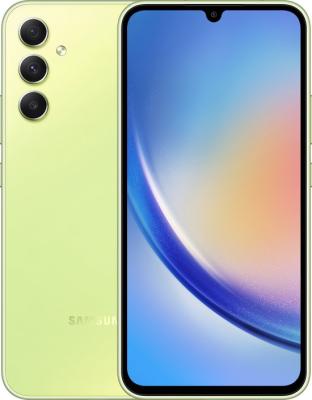 Refurbished Samsung Galaxy A34 128GB 5G. Groen. Lichte gebruikssporen.
