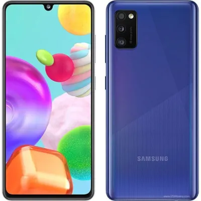 Refurbished Samsung A41 64Gb. Blauw. Lichte gebruikssporen.