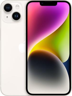 Refurbished iPhone 14 128Gb. Starlight (Wit). Nieuwstaat.