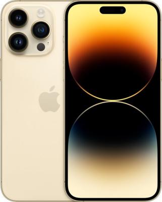 Refurbished iPhone 14PRO MAX 128Gb. Goud. Nieuwstaat.