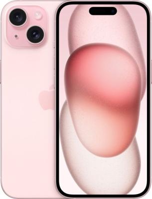 Refurbished iPhone 15 128Gb. Roos. Nieuwstaat.