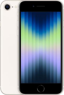 Refurbished iPhone SE2022 64Gb. Wit (starlight) Lichte Gebruikssporen.