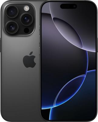 Refurbished iPhone 16PRO 128Gb. Zwart Titanium. Nieuwstaat.