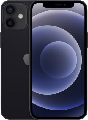 Refurbished iPhone 12 mini 64Gb. Zwart. Goed zichtbare gebruikssporen.