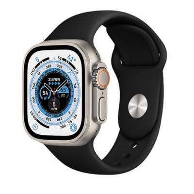 Refurbished Apple Watch ULTRA 2 49mm + cellular. Silicone zwarte band. Lichte gebruikssporen. MARGE