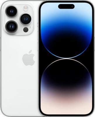 Refurbished iPhone 14PRO 256Gb. Zilver (Wit). Lichte gebruikssporen.