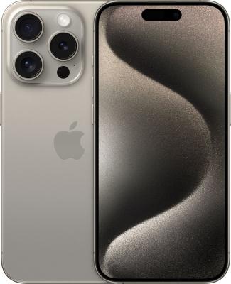 Refurbished iPhone 15PRO 128Gb. Naturel titanium. E-SIM. Nieuwstaat.