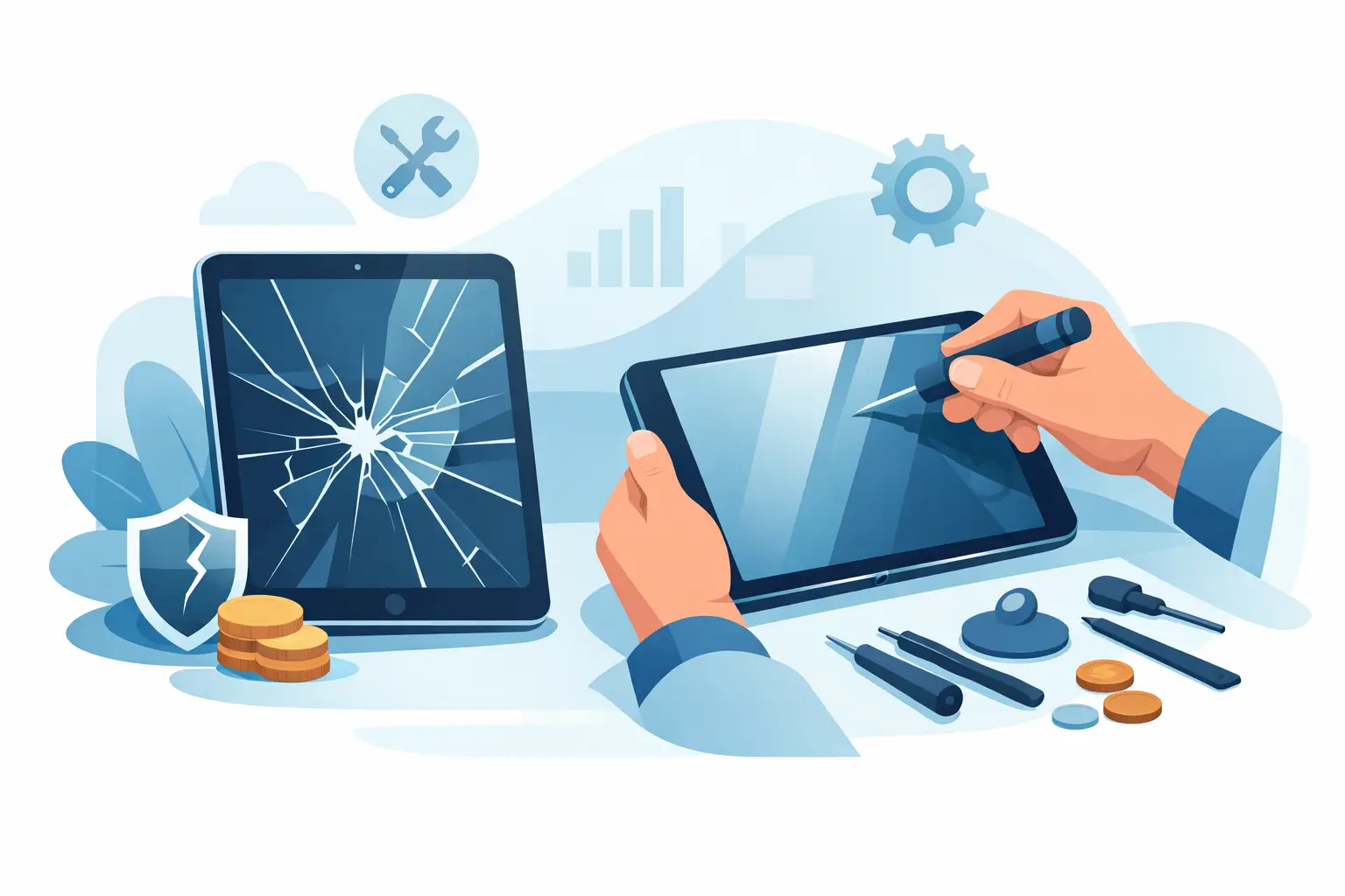iPad scherm herstellen prijs: wat betaalt u?