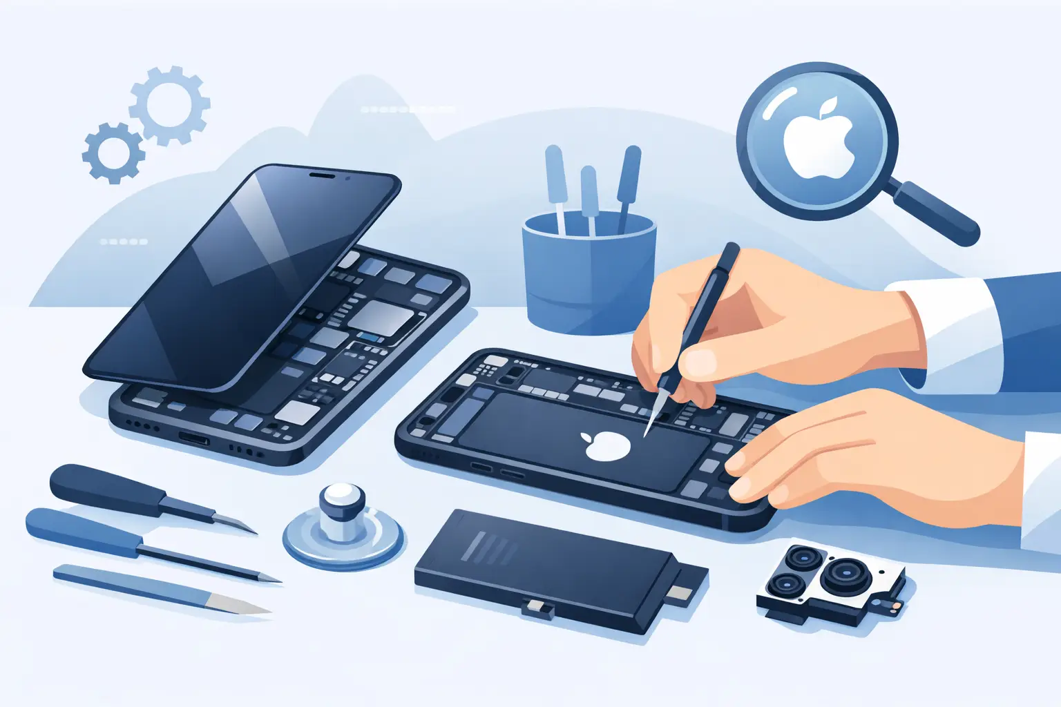 iPhone reparatie met originele onderdelen
