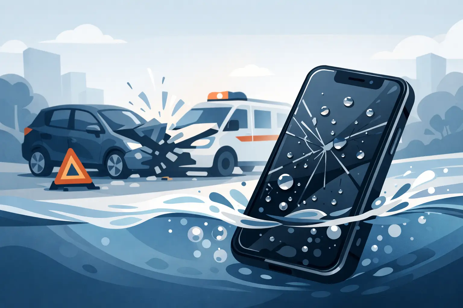 Gids voor iPhone waterschade bij een ongeluk
