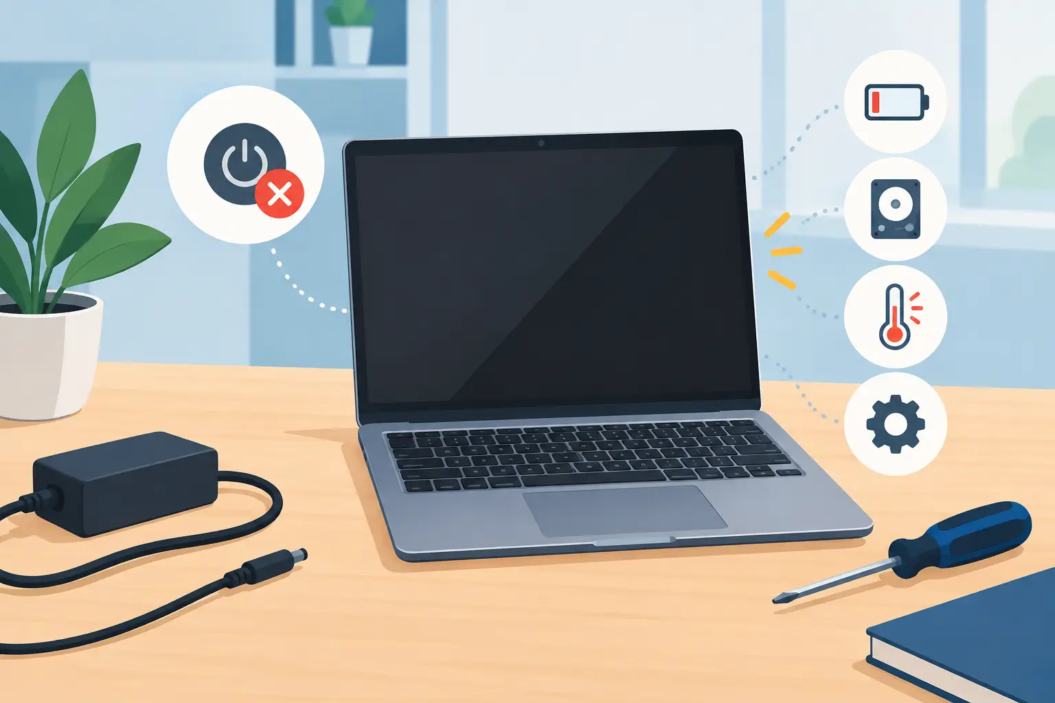 Waarom start laptop niet op? Oorzaken en oplossingen Waarom start laptop niet op? Oorzaken en oplossingen