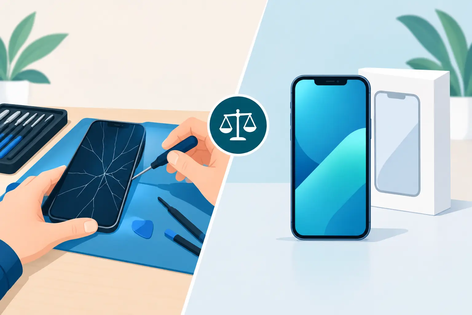 Is scherm reparatie beter dan vervangen? Is scherm reparatie beter dan vervangen?