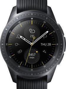 Modern smartwatch met zwart band en digitale klokweergave, ideaal voor fitness en dagelijkse communicatie.